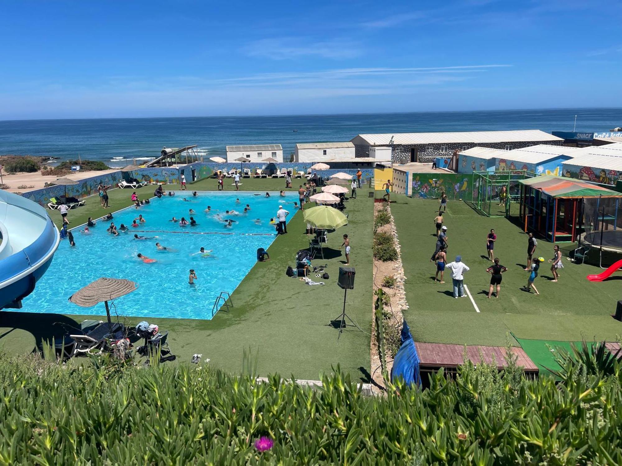 Camping Wassay Beach Sidi Ouassay Esterno foto