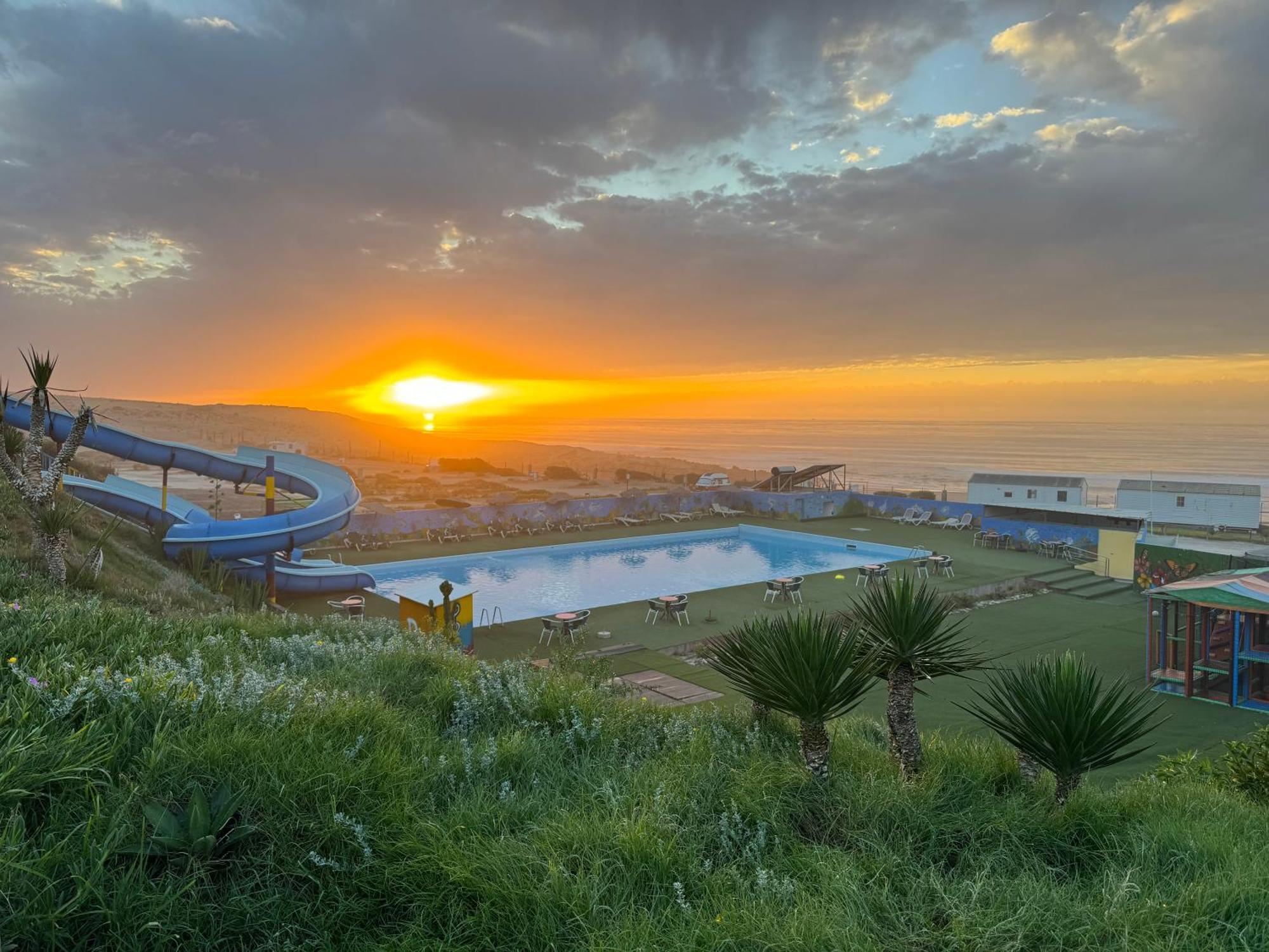 Camping Wassay Beach Sidi Ouassay Esterno foto